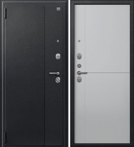 Товар Дверь A-05 черный сатин - бетон светлый DIS007335